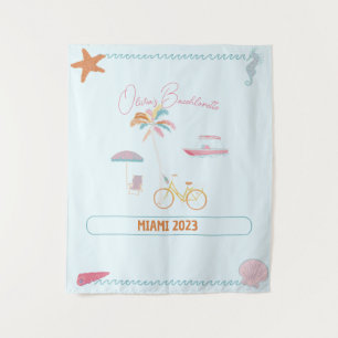 Ocean Theme Bachelorette Wandkleed