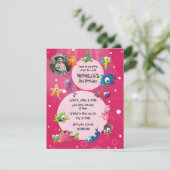 Ocean Theme Children's Birthday Party Invitation Kaart (Staand voorkant)