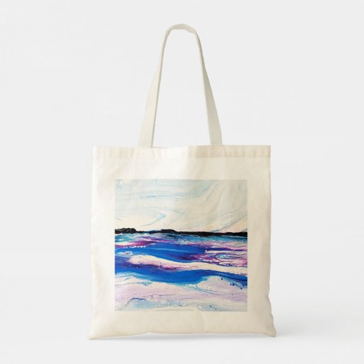 Ocean Theme Design on Tote Tote Bag (Achterkant)