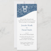 Ocean Theme Wedding Invitions Sjabloon Kaart (Voorkant)