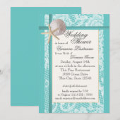 Ocean Theme Wedding Shower Kaart (Voorkant / Achterkant)