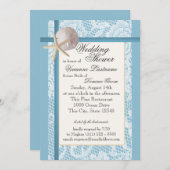 Ocean Theme Wedding Shower Kaart (Voorkant / Achterkant)