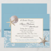 Ocean Theme Wedding Shower Kaart (Voorkant / Achterkant)