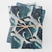 Ocean Theme Wrapping Paper Flat Sheet Set van 3 (In situ)