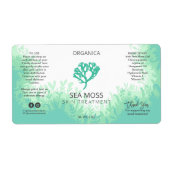 Ocean Theme Zee Moss Gel Labels (Voorkant)