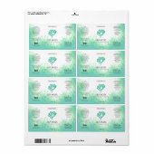 Ocean Theme Zee Moss Gel Labels (Full Sheet)