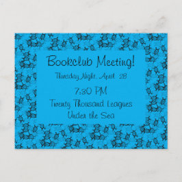 Ocean Theme Zee Turtles Bookclub Herinnering Briefkaart