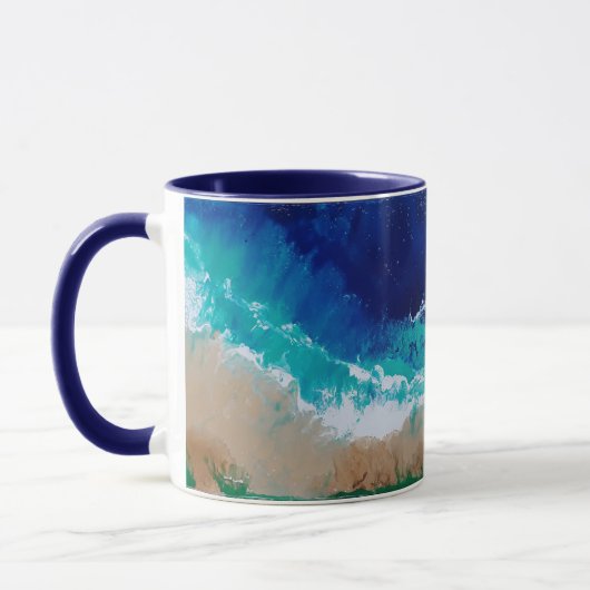 Ocean Thmed Coffee Mok Art van JP Denyer Artist (Links)