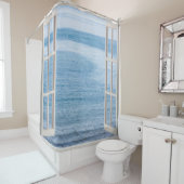 Ocean Through Window Lijst Shower Curtain Douchegordijn (In situ)