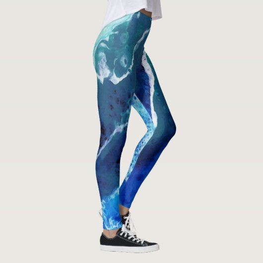 Ocean Tide Abstracte Leggings (Rechts)