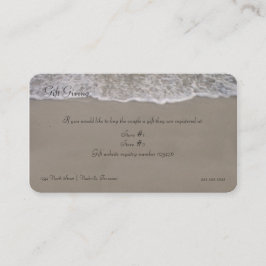 Ocean Tide Gift Giving Informatiekaartje