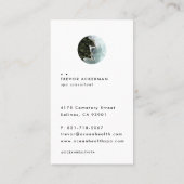 Ocean Tide Modern Visitekaartje (Achterkant)