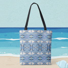 Ocean Tides Abstract Tribal Tas