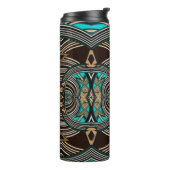 Ocean Tides Abstract Tribal Thermosbeker (Gedraaid links)