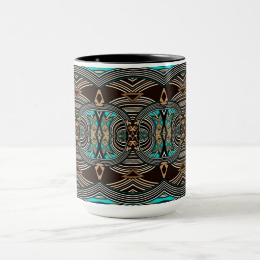 Ocean Tides Abstracte tribale Mok (Midden)