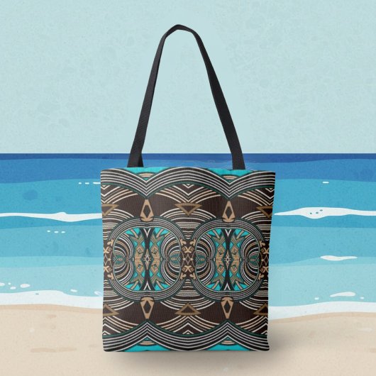 Ocean Tides Abstracte TribalTote Tote Bag