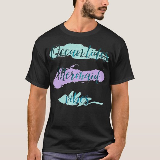 Ocean tides Mermaid Vibes Premium T-shirt (Voorkant)