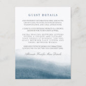Ocean Tides Wedding Guest Information Informatiekaartje (Voorkant)