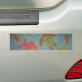 Ocean Tie Dye Sticker (Op auto)