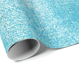 Ocean Tiffany Aqua Paint Wit Linnen Waterverf Cadeaupapier