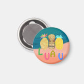 Ocean Tiki Ananas Luau Magneet (Voorkant / Achterkant)
