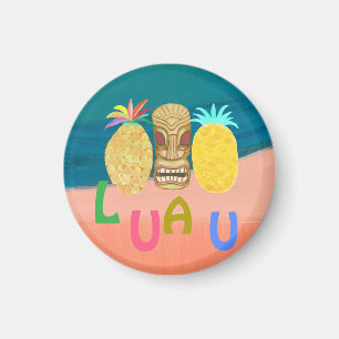 Ocean Tiki Ananas Luau Magneet