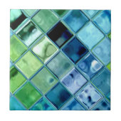 Ocean Tile of Trivet ~ custom ~ Customizable! Tegeltje (Voorkant)