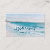 Ocean Travel Agent | QR-code Visitekaartje (Voorkant)