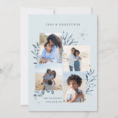 Ocean Treasures 4 Foto Kastal Kerstmis Feestdagenkaart (Voorkant)