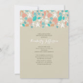 Ocean Treasures Beach Afstudeerfeest Kaart (Achterkant)