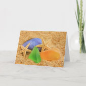 Ocean Treasures Birthday Kaart (Voorkant)