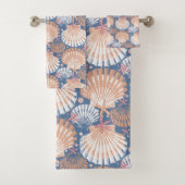 Ocean Treasures blue Bath Towel Set Bad Handdoek (Insitu)