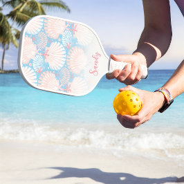 Ocean Treasures lichtblauw Pickleball Paddle