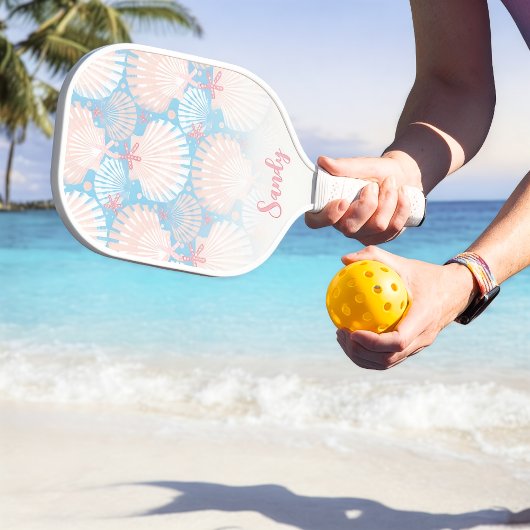 Ocean Treasures lichtblauw Pickleball Paddle