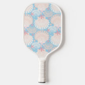 Ocean Treasures lichtblauw Pickleball Paddle (Achterkant)