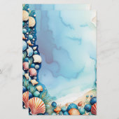 Ocean Treasures Stationery Briefpapier (Voorkant / Achterkant)