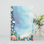 Ocean Treasures Stationery Briefpapier (Staand voorkant)