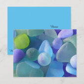 Ocean Treasures Zee Glass Briefkaarten (Voorkant / Achterkant)