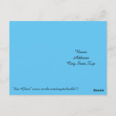 Ocean Treasures Zee Glass Briefkaarten (Achterkant)