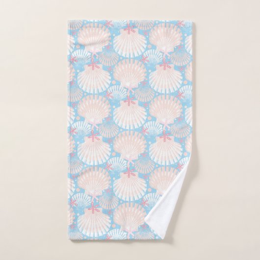 Ocean Treates Blue Bad Handdoek (Handdoek)