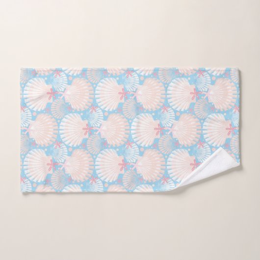 Ocean Treates Blue Bad Handdoek (Handdoek)