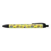 Ocean Turtle Cute Dream Beach Tropical Sun Wave Zwarte Inkt Pen (Bovenkant)