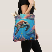 Ocean Turtle Tote Bag (Dichtbij)