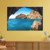 Ocean Uitzicht Beach Scene Art Wall Canvas (Insitu (Woonkamer))
