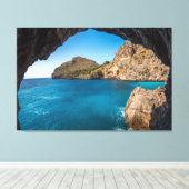 Ocean Uitzicht Beach Scene Art Wall Canvas (Insitu (Houten vloer))