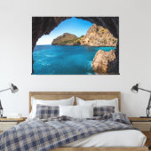 Ocean Uitzicht Beach Scene Art Wall Canvas Afdruk (Insitu (Slaapkamer))