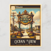 Ocean Uitzicht, Delaware |  BRIEFKAART (Voorkant)
