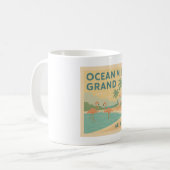 Ocean Uitzicht Grand – Mok van Miami (Voorkant links)