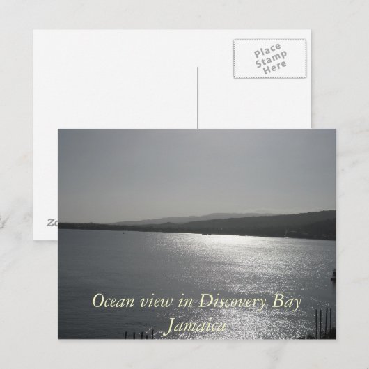 Ocean uitzicht in Discovery Bay Jamaica Briefkaart (Voorkant / Achterkant)