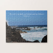 Ocean Uitzicht met de Schrift Legpuzzel (Horizontaal)